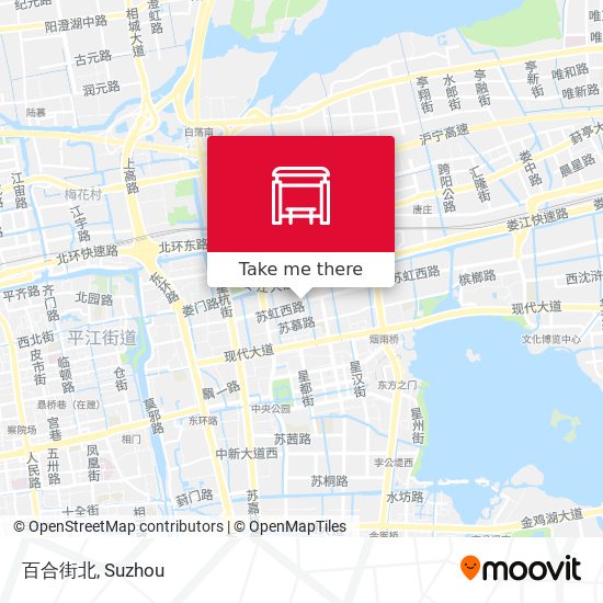 百合街北 map