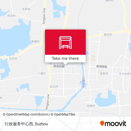 行政服务中心西 map