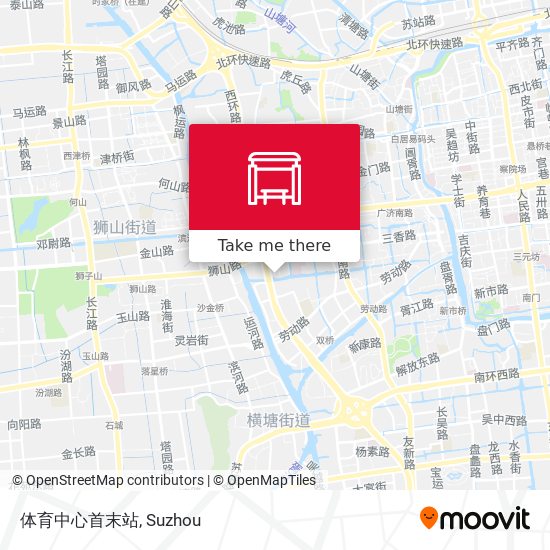 体育中心首末站 map