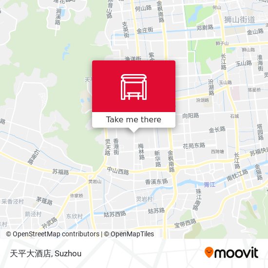 天平大酒店 map