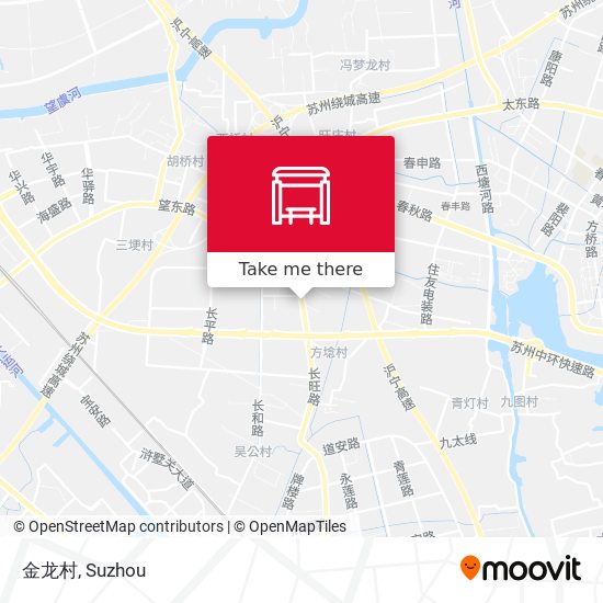 金龙村 map