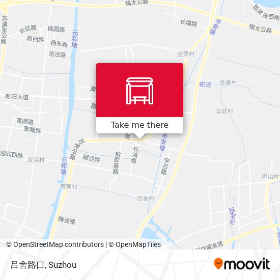 吕舍路口 map