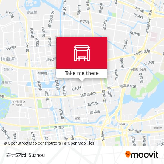 嘉元花园 map