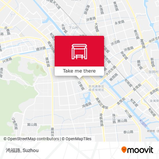 鸿福路 map
