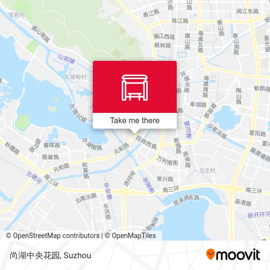 尚湖中央花园 map