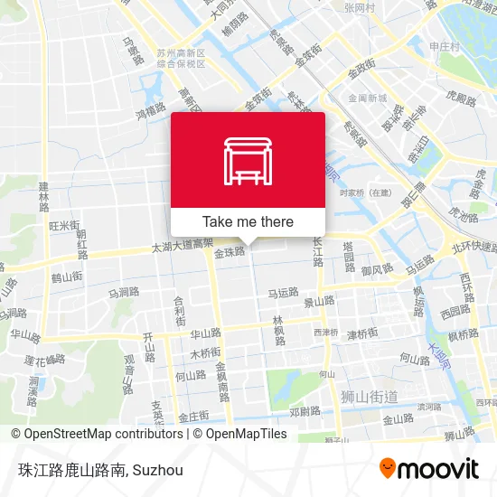 珠江路鹿山路南 map