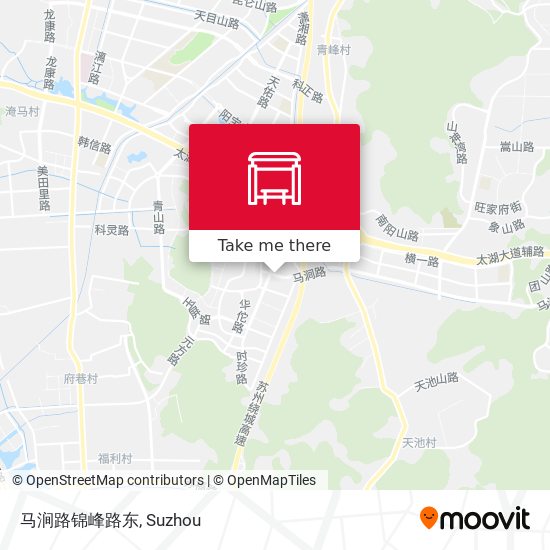 马涧路锦峰路东 map
