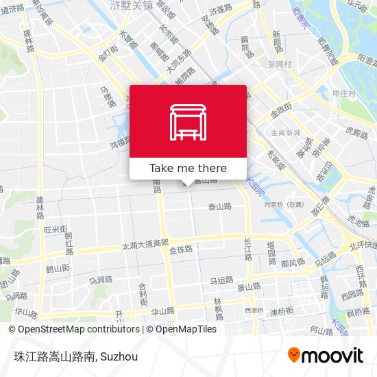 珠江路嵩山路南 map