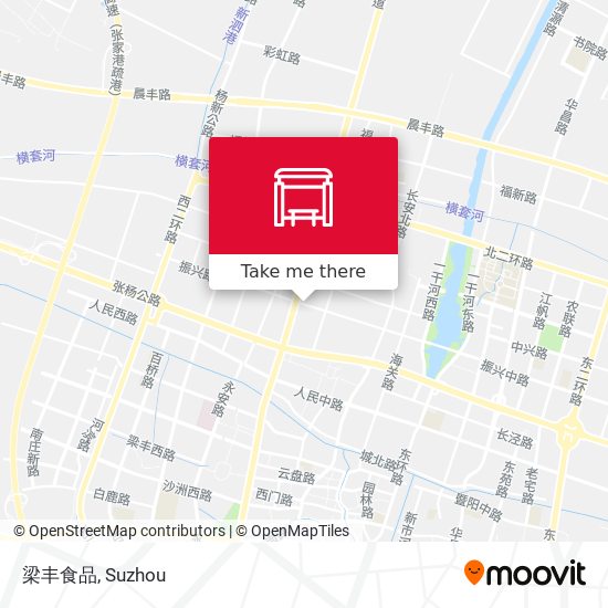 梁丰食品 map