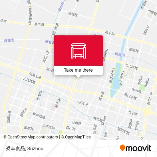 梁丰食品 map