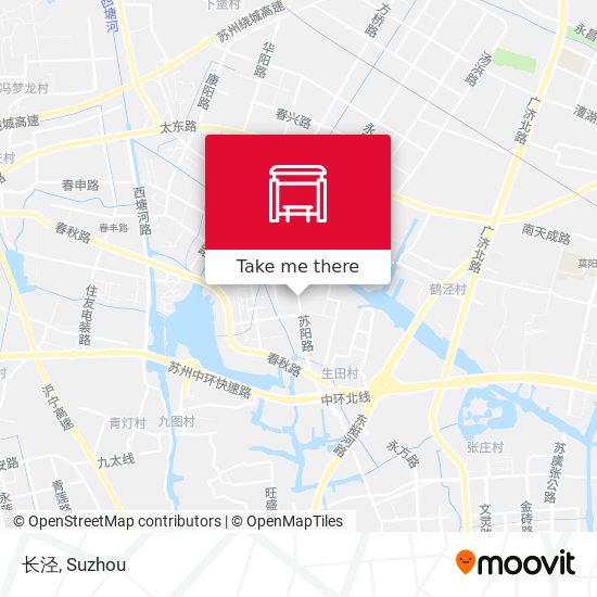 长泾 map