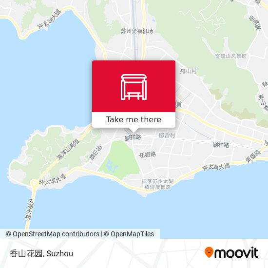 香山花园 map