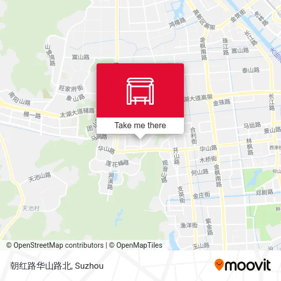 朝红路华山路北 map