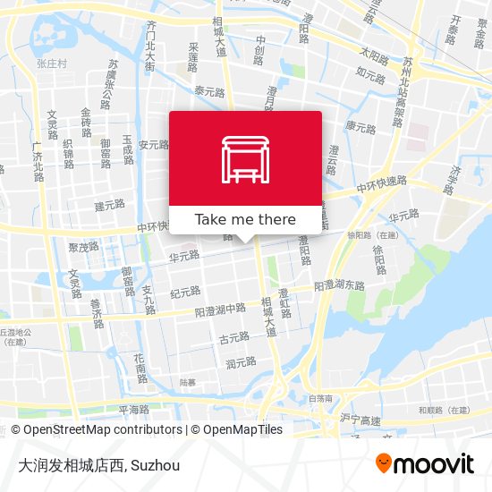 大润发相城店西 map