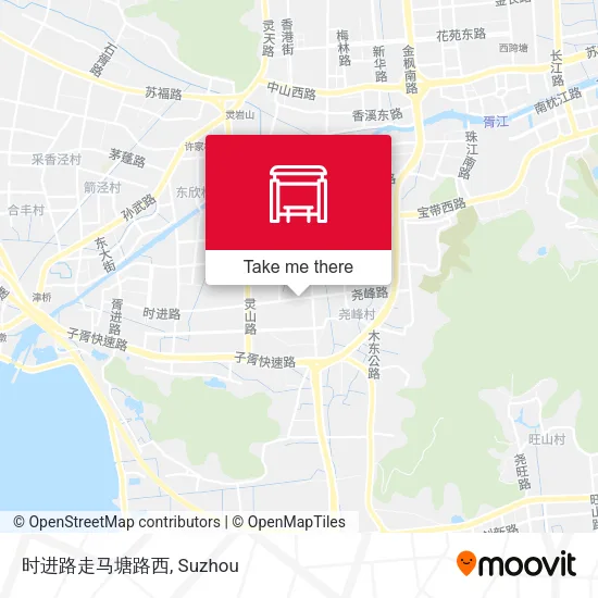 时进路走马塘路西 map