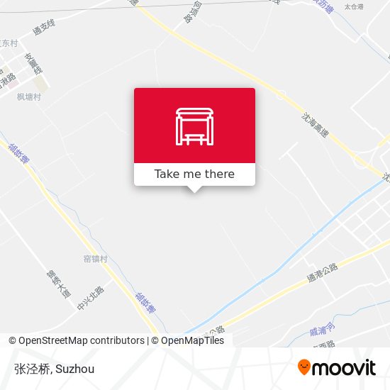 张泾桥 map
