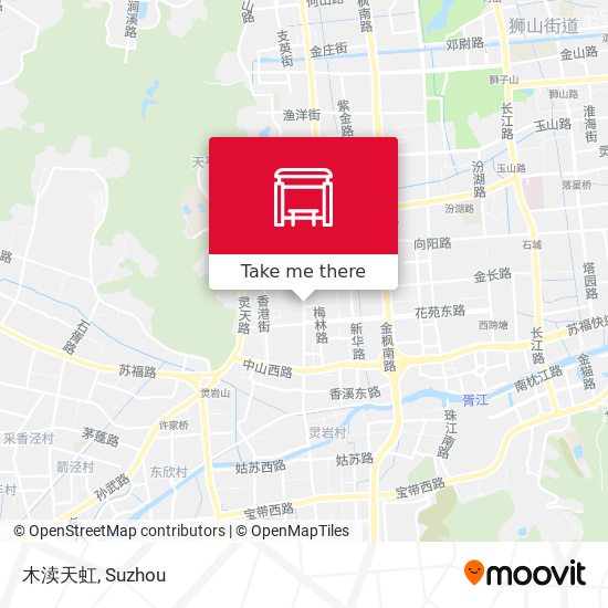 木渎天虹 map