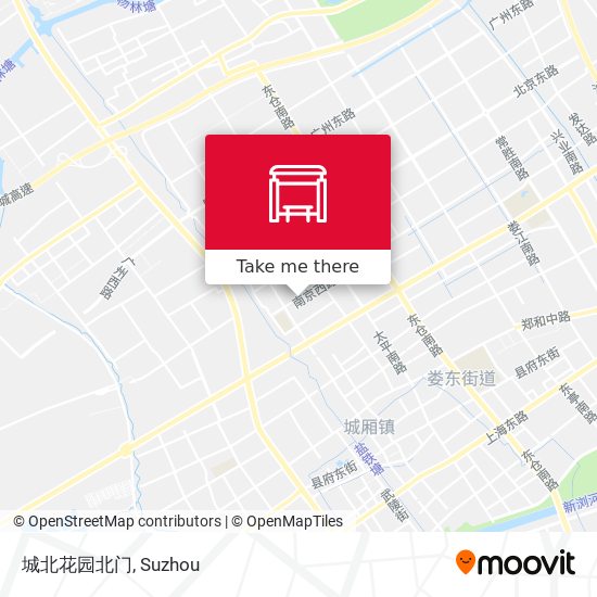 城北花园北门 map