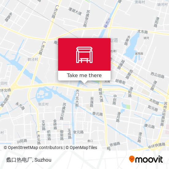 蠡口热电厂 map