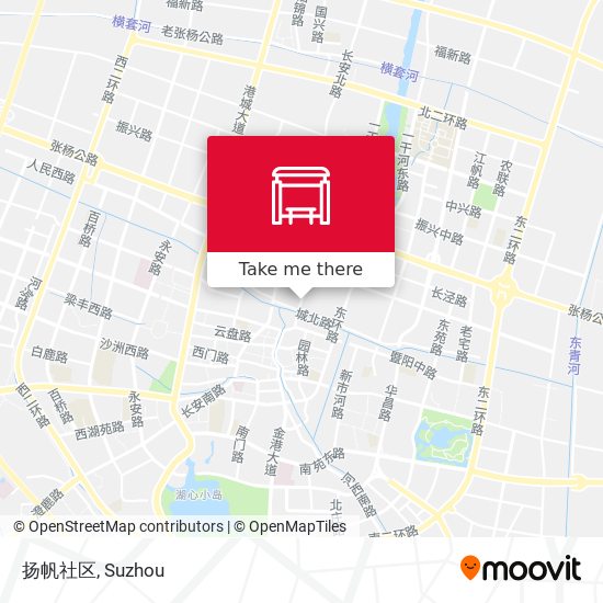扬帆社区 map