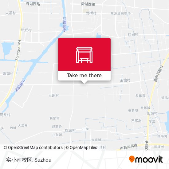 实小南校区 map