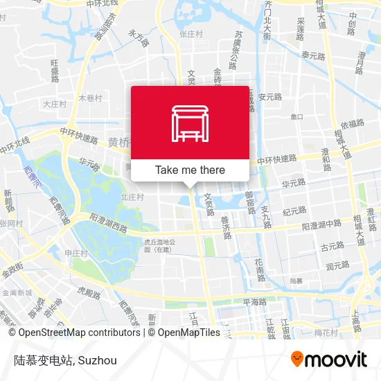 陆慕变电站 map