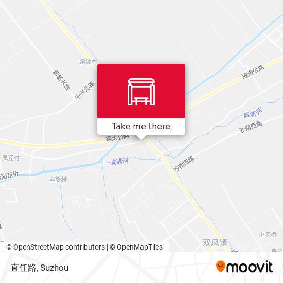 直任路 map