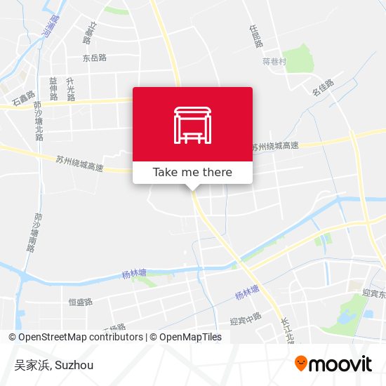 吴家浜 map