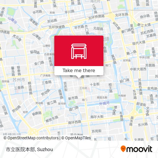 市立医院本部 map