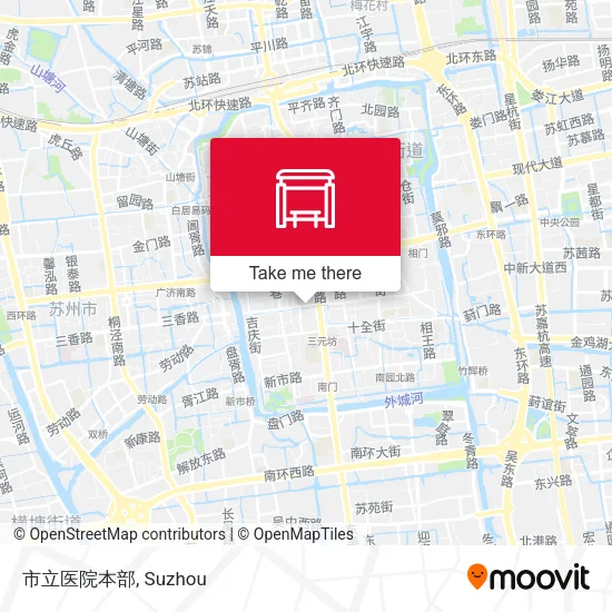 市立医院本部 map