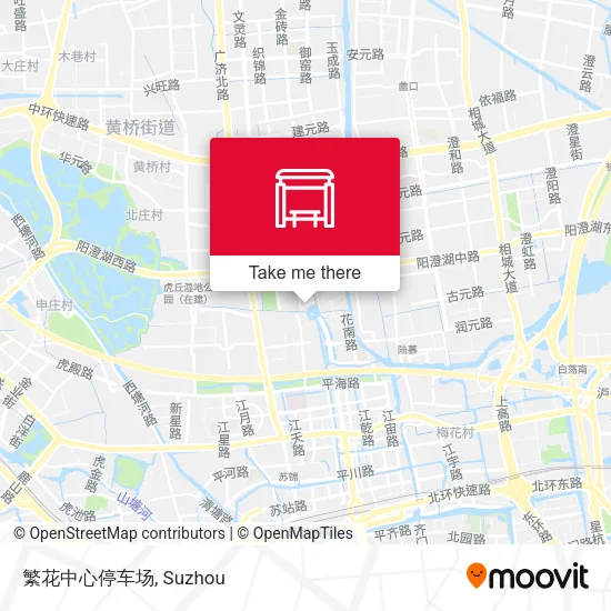 繁花中心停车场 map