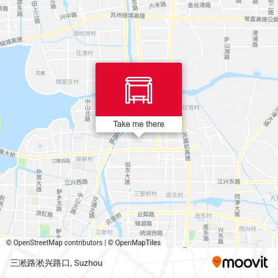 三淞路淞兴路口 map