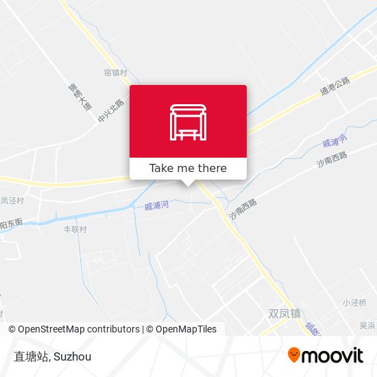 直塘站 map