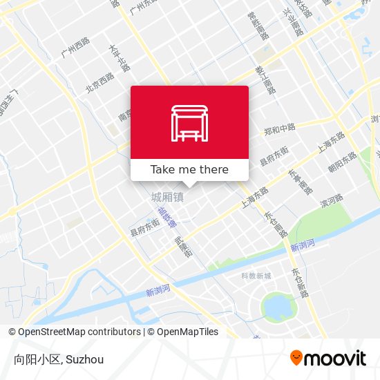 向阳小区 map