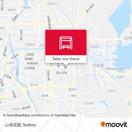 山湖花园 map