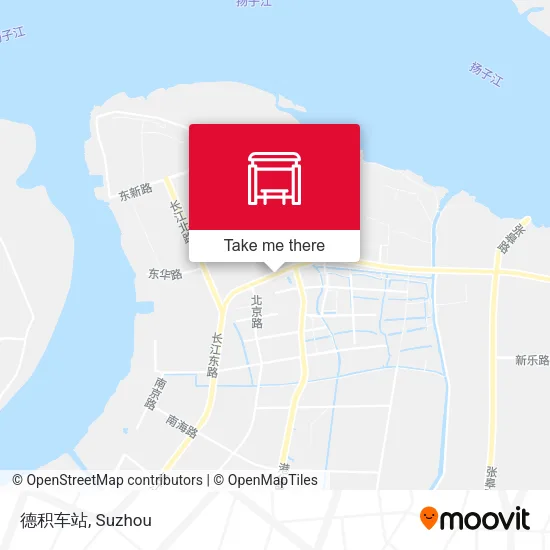 德积车站 map