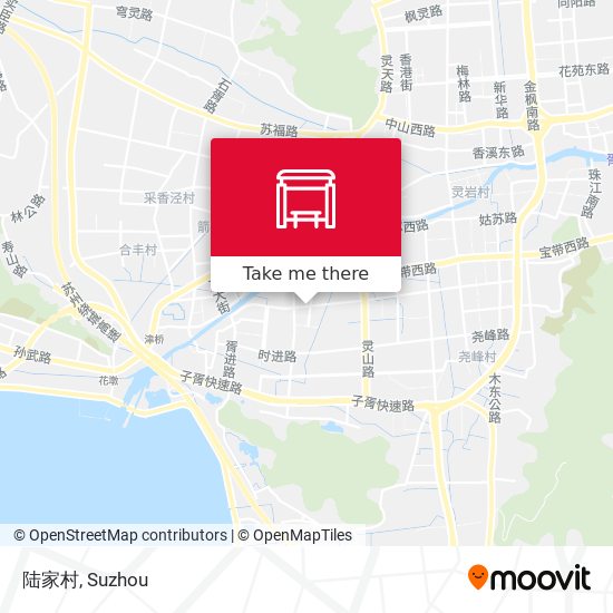 陆家村 map