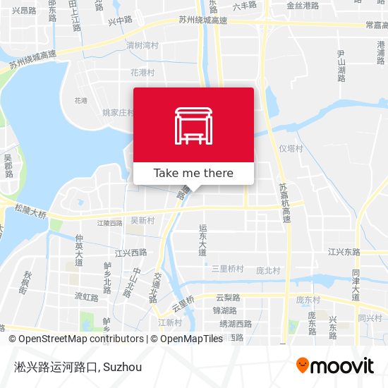 淞兴路运河路口 map