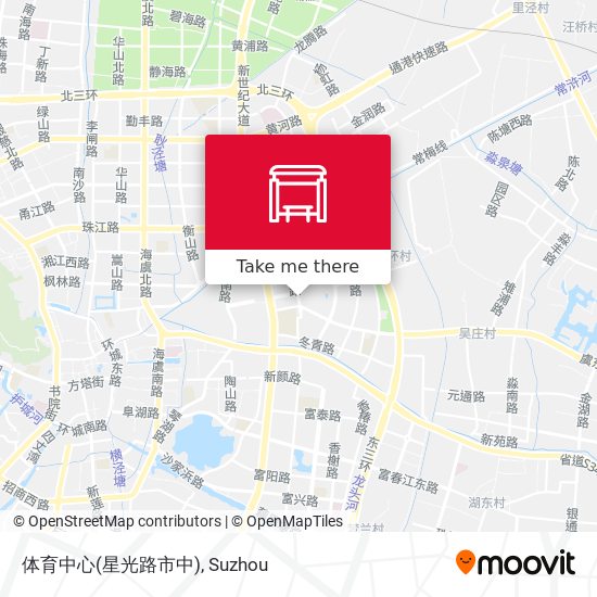 体育中心(星光路市中) map