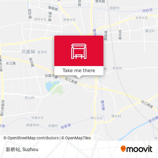 新桥站 map