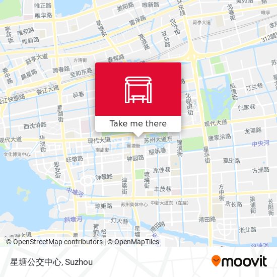 星塘公交中心 map