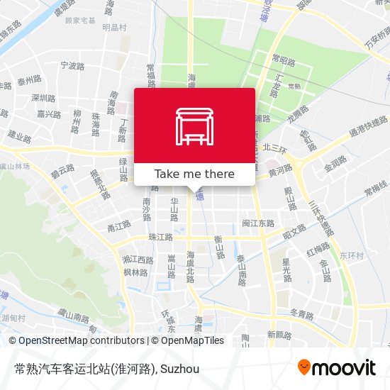 常熟汽车客运北站(淮河路) map