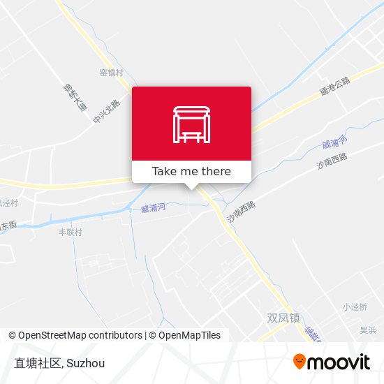 直塘社区 map
