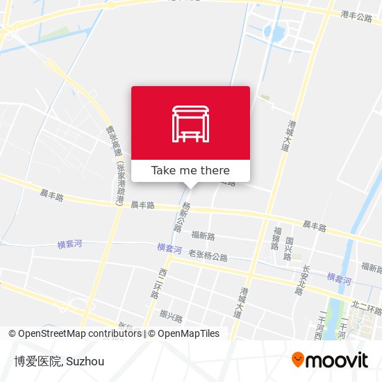 博爱医院 map