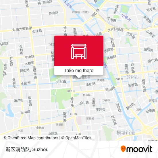 新区消防队 map