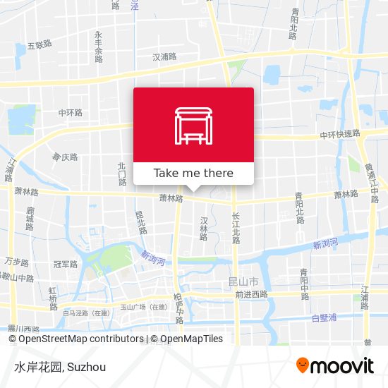 水岸花园 map