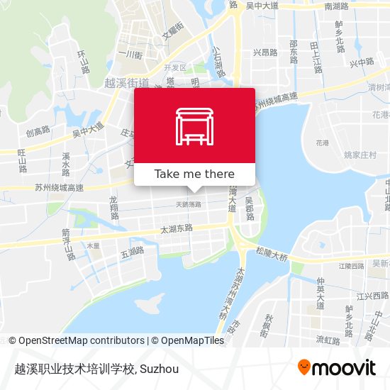 越溪职业技术培训学校 map