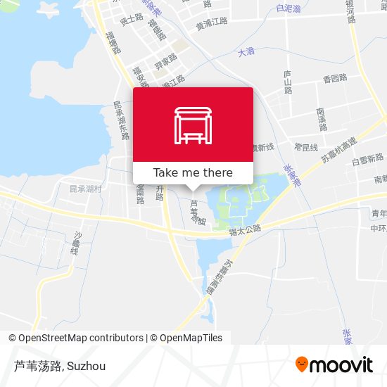 芦苇荡路 map