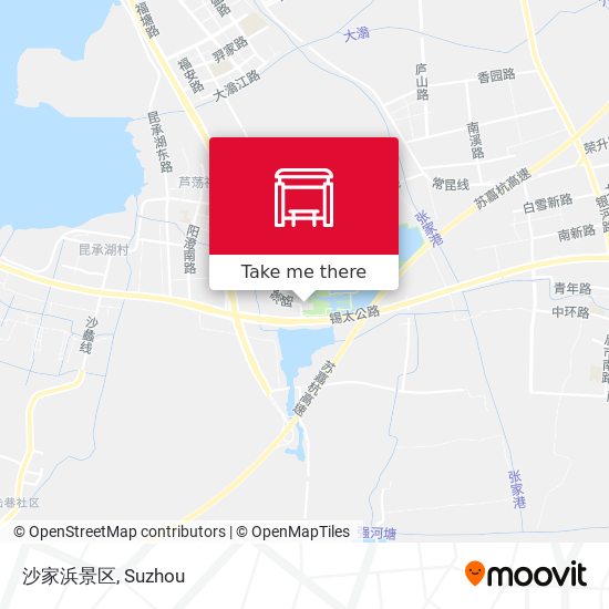 沙家浜景区 map