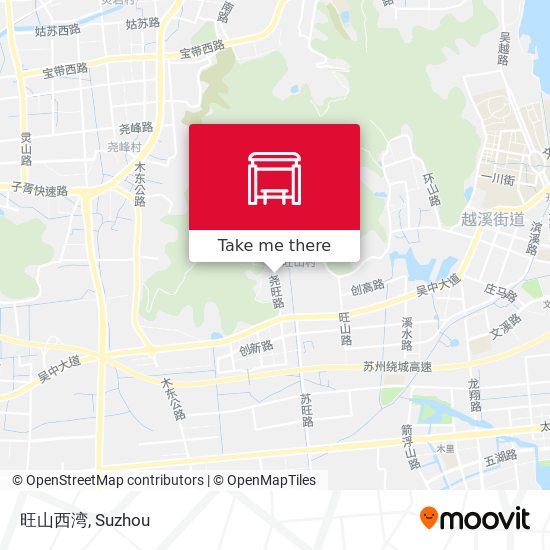 旺山西湾 map